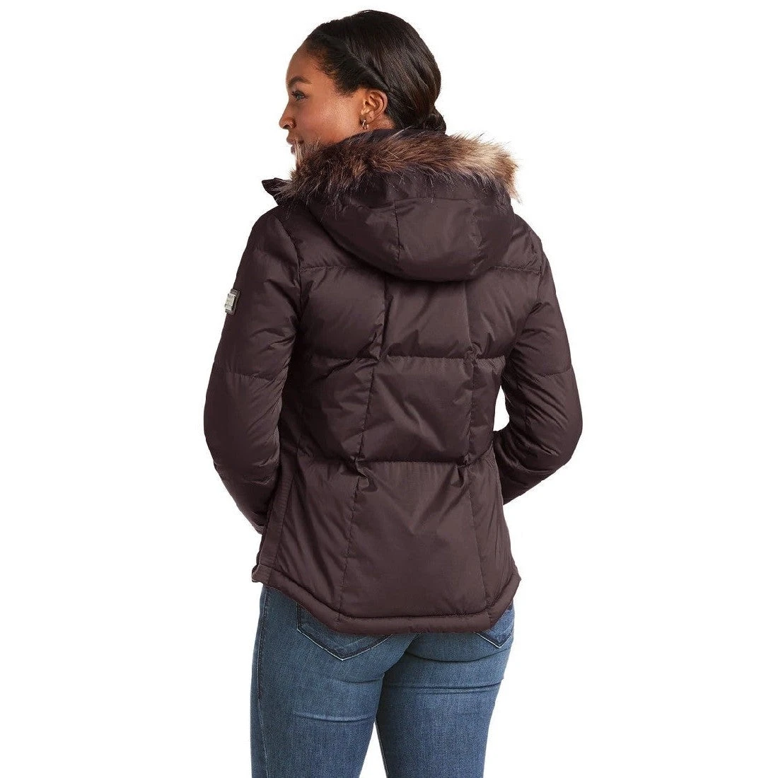 Ariat Z Nt Jacket Altitude Down W22 Chocovine Ladies - Image 3