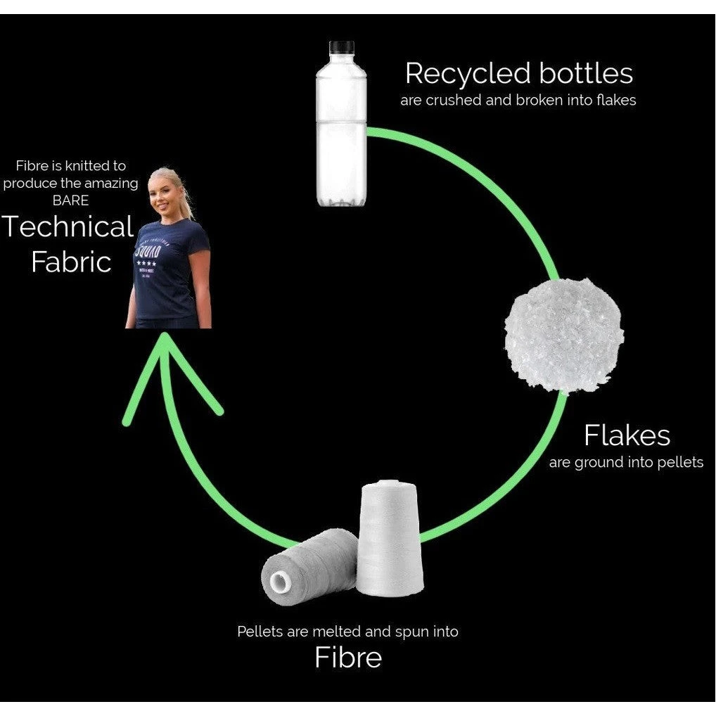 Black Equestrian Tank Top With Recycled Foil Logo - Image 3