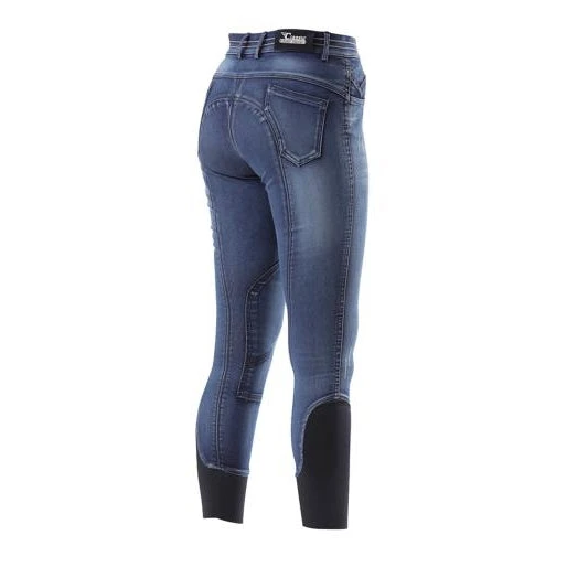 Ladies Denim Riding Breeches By Premier Equine - Roxy - Image 2
